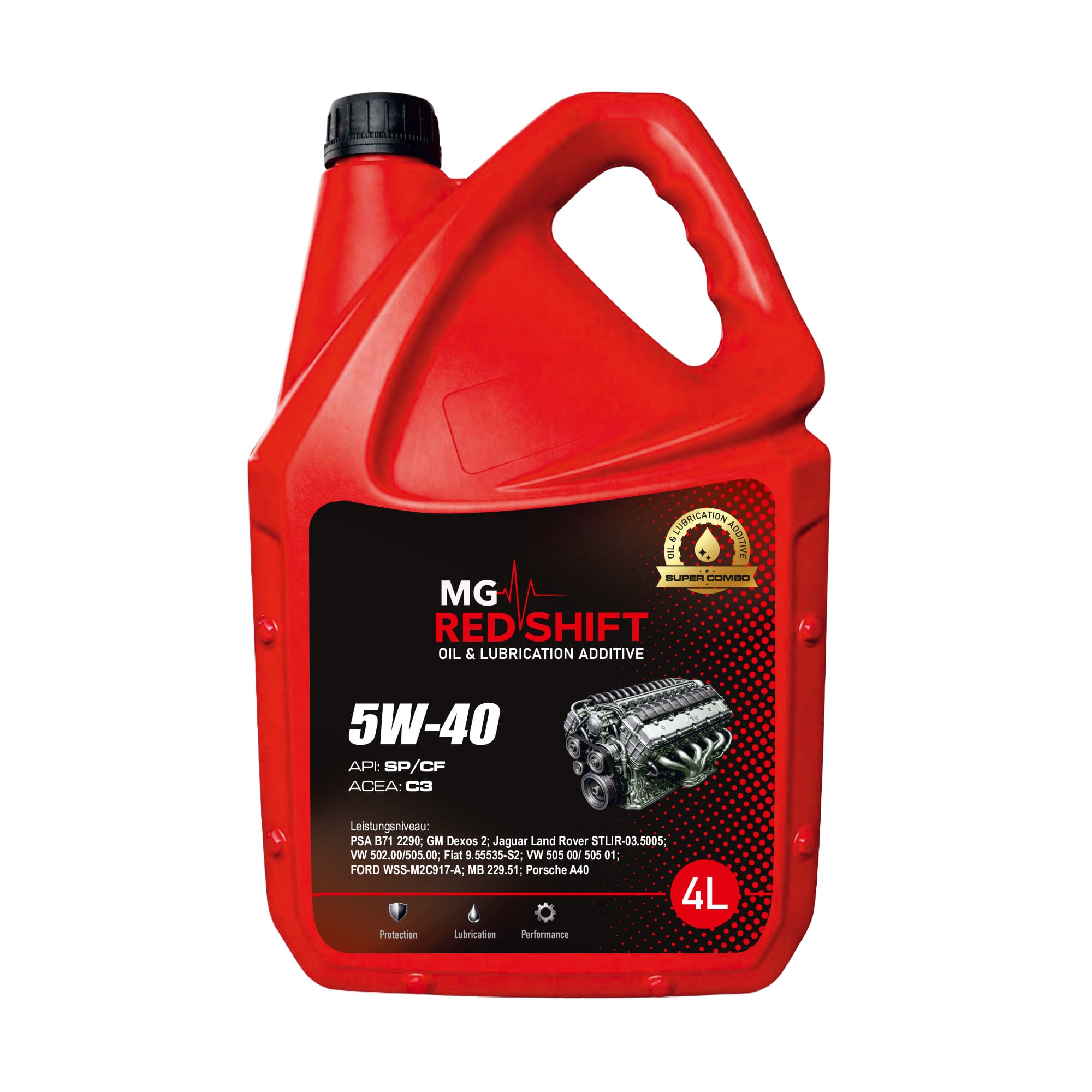 MG Red Shift <br>5W-40 4L